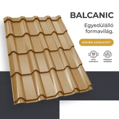 BALCANIC 35 Cserepeslemez Ral8003 Agyagbarna fényes 0.45 MM 