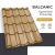 BALCANIC 40 Cserepeslemez Ral8003 Agyagbarna fényes 0.45 MM 
