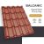 BALCANIC 35 Cserepeslemez Ral3011 Barnásvörös GrandeMat 0.50 MM