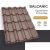 BALCANIC 35 Cserepeslemez Ral8017 Csokoládébarna GrandeMat 0.50 MM