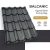 BALCANIC 40 Cserepeslemez Ral7024 Grafitszürke GrandeMat 0.50 MM 