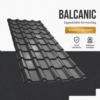   BALCANIC 35 Cserepeslemez Ral7024 Grafitszürke fényes 0.45 MM