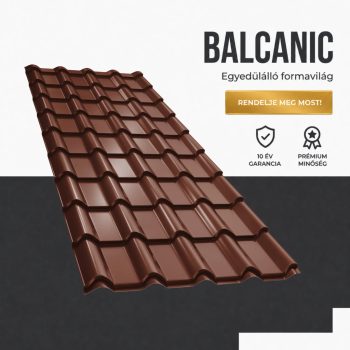   BALCANIC 35 Cserepeslemez Ral8017 Csokoládébarna fényes 0.45 MM