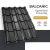 BALCANIC 40 Cserepeslemez Ral9005  Fekete fényes 0.45 MM
