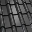 BALCANIC 40 Cserepeslemez Ral9005  Fekete fényes 0.45 MM