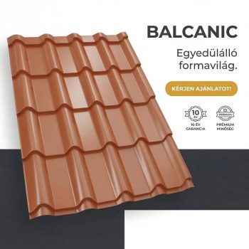 BALCANIC 35 Cserepeslemez Ral8004 Rézbarna fényes 0.50 MM