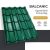 BALCANIC 40 Cserepeslemez Ral6005 Mohazöld fényes 0.50 MM