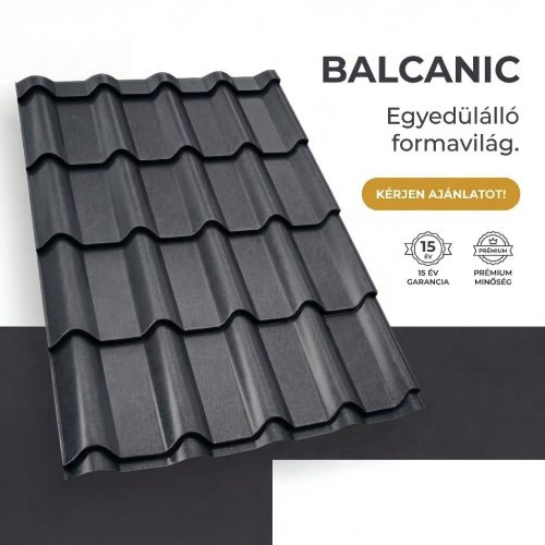 BALCANIC 35 Cserepeslemez Ral7016 Antracitszürke Matt 0.40MM