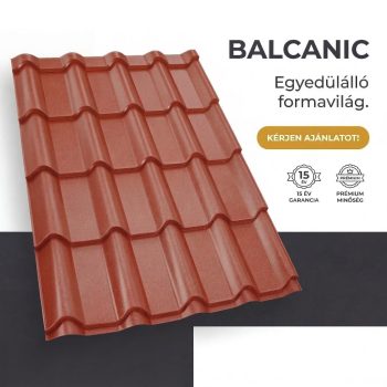BALCANIC 35 Cserepeslemez Ral3009 Oxidvörös Matt 0.50 MM