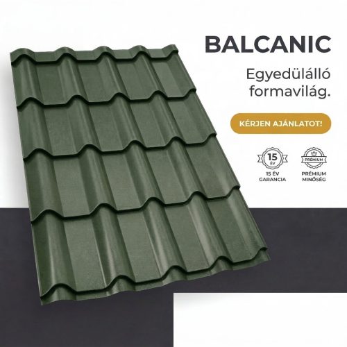 BALCANIC 35 Cserepeslemez Ral6020 Krómzöld Matt 0.50 MM