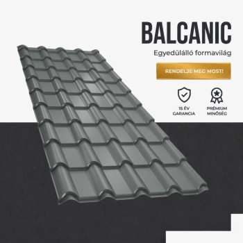 BALCANIC 35 Cserepeslemez Ral7024 Grafitszürke Matt 0.50 MM