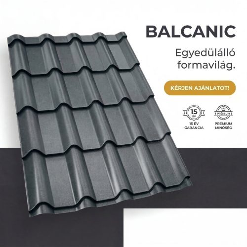 BALCANIC 35 Cserepeslemez Ral7024 Grafitszürke Matt 0.50 MM