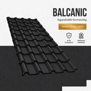   BALCANIC 40 Cserepeslemez Famintás Paliszander Fekete ében 0.50 MM