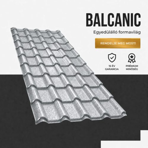BALCANIC 40 Cserepeslemez Horganyzott 0.50 MM