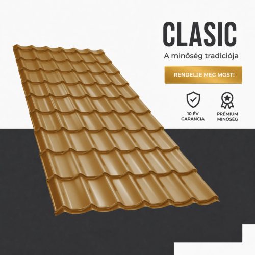 CLASIC 35 Cserepeslemez Ral8003 Agyagbarna fényes 0.45 MM