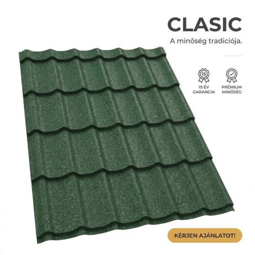 CLASIC 35 Cserepeslemez Mohazöld Ral6005 GrandeMat 0.50MM