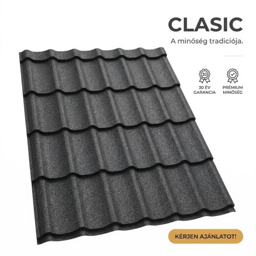CLASIC 35 Cserepeslemez Grafitszürke Ral9005 GrandeMat 0.50MM