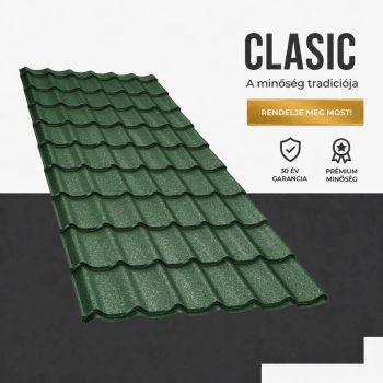 CLASIC 40 Cserepeslemez Ral6005 Mohazöld GrandeMat 0.50 MM