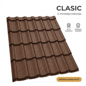 CLASIC 40 Cserepeslemez Rézbarna Ral8004 GrandeMat 0.50MM