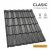 CLASIC 35 Cserepeslemez Grafitszürke Ral7024 0.40 MM fényes