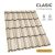 CLASIC 35 Cserepeslemez Világos elefántcsont Ral1015 0.45 MM fényes