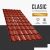 CLASIC 35 Cserepeslemez Ral3011 Barnásvörös fényes 0.45 MM 