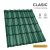 CLASIC 35 Cserepeslemez Mohazöld Ral6005 0.45 MM fényes