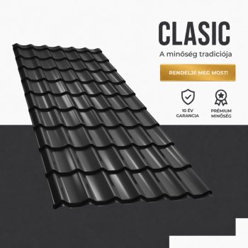 CLASIC 35 Cserepeslemez Ral9005 Fekete fényes 0.45 MM