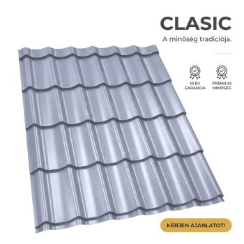 CLASIC 35 Cserepeslemez Ablakszürke Ral7040 0.50 MM fényes