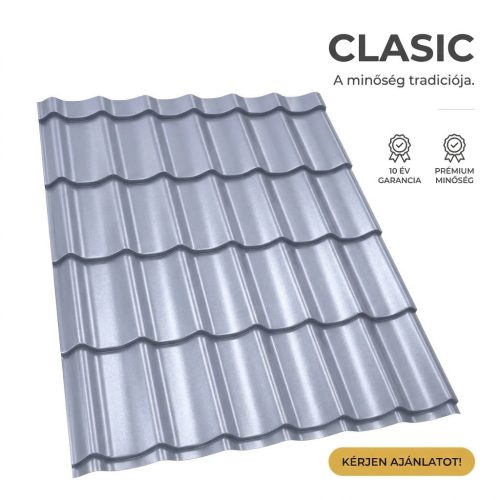 CLASIC 35 Cserepeslemez Ablakszürke Ral7040 0.50 MM fényes