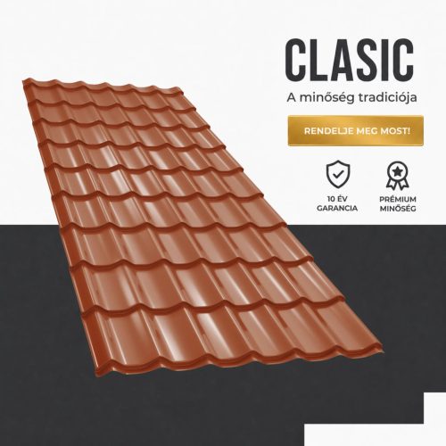 CLASIC 35 Cserepeslemez Ral8004 Rézbarna fényes 0.50 MM