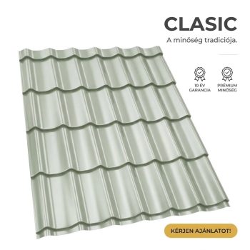   CLASIC 35 Cserepeslemez Szürkésfehér Ral9002 0.50 MM fényes