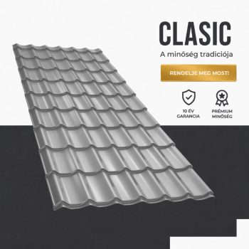 CLASIC 35 Cserepeslemez Ral9006 Ezüst fényes 0.50 MM