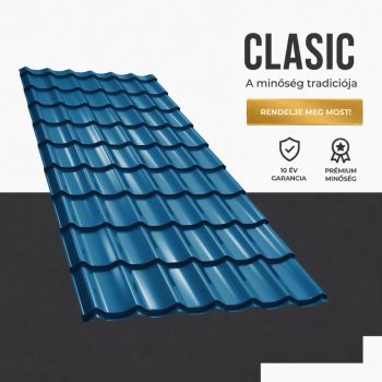 CLASIC 40 Cserepeslemez Ral5010 Enciánkék fényes 0.50 MM 