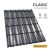 CLASIC 40 Cserepeslemez Antracitszürke Ral7016 0.50 MM fényes