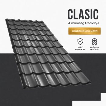   CLASIC 40 Cserepeslemez Ral7024 Grafitszürke fényes 0.50 MM 