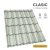 CLASIC 40 Cserepeslemez Szürkésfehér Ral9002 0.50 MM fényes