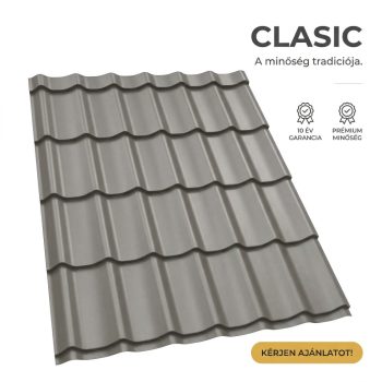 CLASIC 35 Cserepeslemez Teleszürke Ral7045 0.60 MM