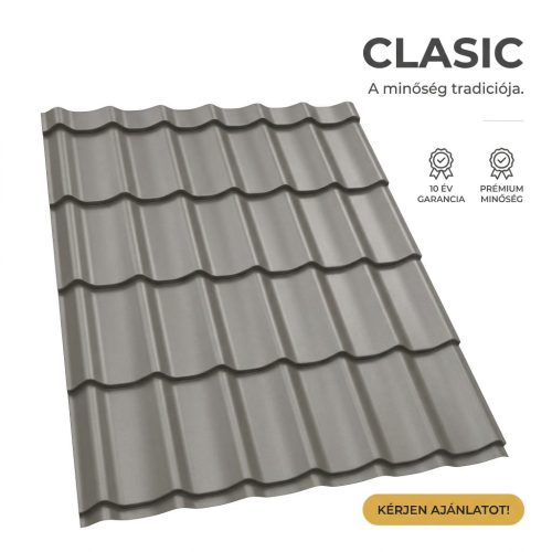 CLASIC 35 Cserepeslemez Teleszürke Ral7045 0.60 MM