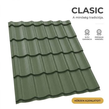 CLASIC 35 Cserepeslemez Krómzöld Ral6020 Matt 0.45 MM