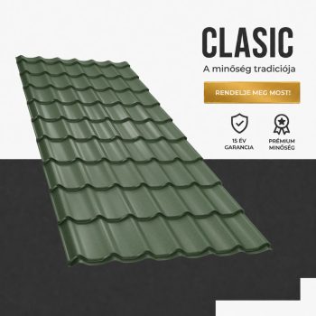 CLASIC 35 Cserepeslemez Ral6020 Krómzöld Matt 0.45 MM