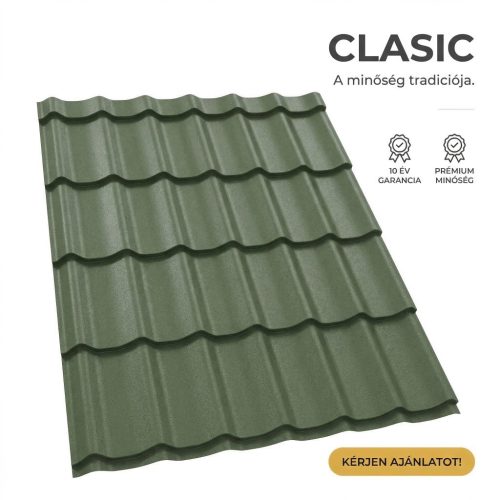 CLASIC 35 Cserepeslemez Krómzöld Ral6020 Matt 0.45 MM
