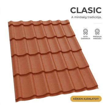 CLASIC 35 Cserepeslemez Rézbarna Ral8004 Matt 0.45 MM