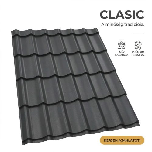 CLASIC 35 Cserepeslemez Fekete Ral9005 Matt 0.45 MM
