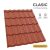CLASIC 40 Cserepeslemez Oxidvörös Ral3009 Matt 0.45 MM