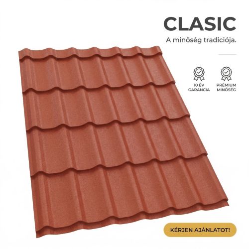 CLASIC 35 Cserepeslemez Oxidvörös Ral3009 Matt 0.50 MM