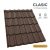 CLASIC 35 Cserepeslemez Sötétbarna Ral8019 Matt 0.50 MM