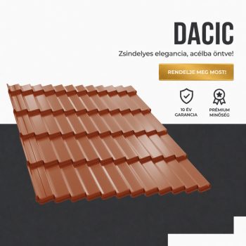 DACIC 40 Cserepeslemez Ral8004 Rézbarna fényes 0.45MM