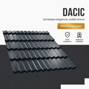   DACIC 37,5 Cserepeslemez  Ral7016 Antracitszürke fényes 0.50MM