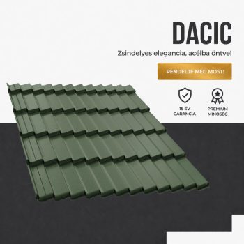 DACIC 35 Cserepeslemez Ral6020 Krómzöld Matt 0.45MM